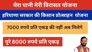 मेरा पानी मेरी विरासत योजना हरियाणा