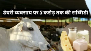 यूपी डेयरी व्यवसाय सब्सिडी