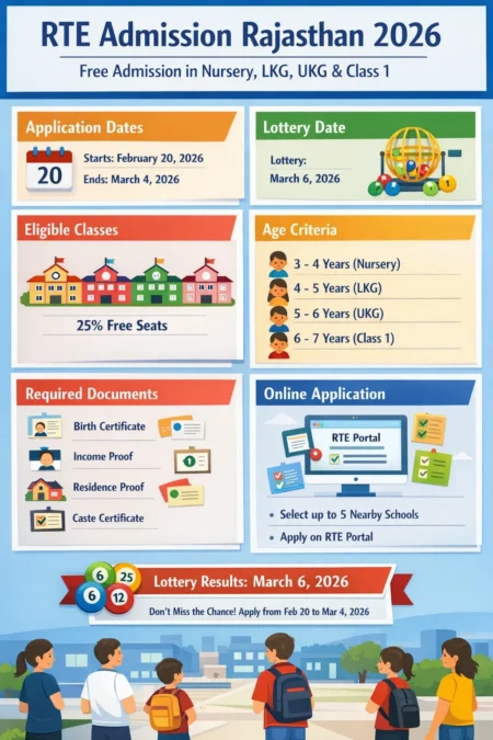 आरटीई एडमिशन राजस्थान 2026